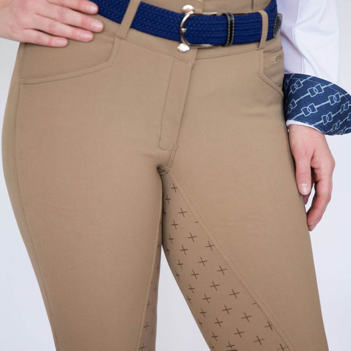 ROMFH® Lexy 3Button Full Grip Breech English Riding Supply