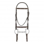 Ovation® Classic Collection- Fancy Raised Comfort Crown Padded Bridle w/ Fancy Raised Laced Reins