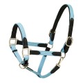 Padded Web/Lthr Halter w/Snap